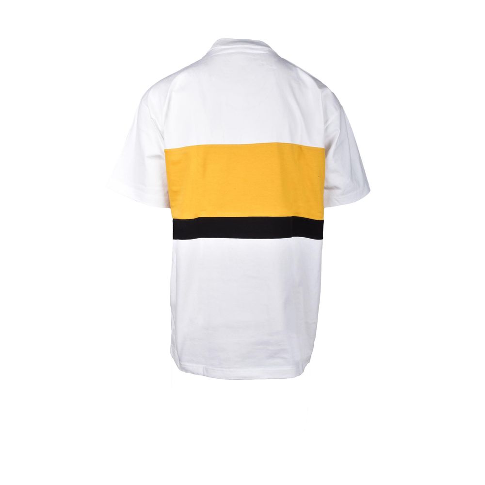 Diesel White Cotton Sweater for Effortless Elegance