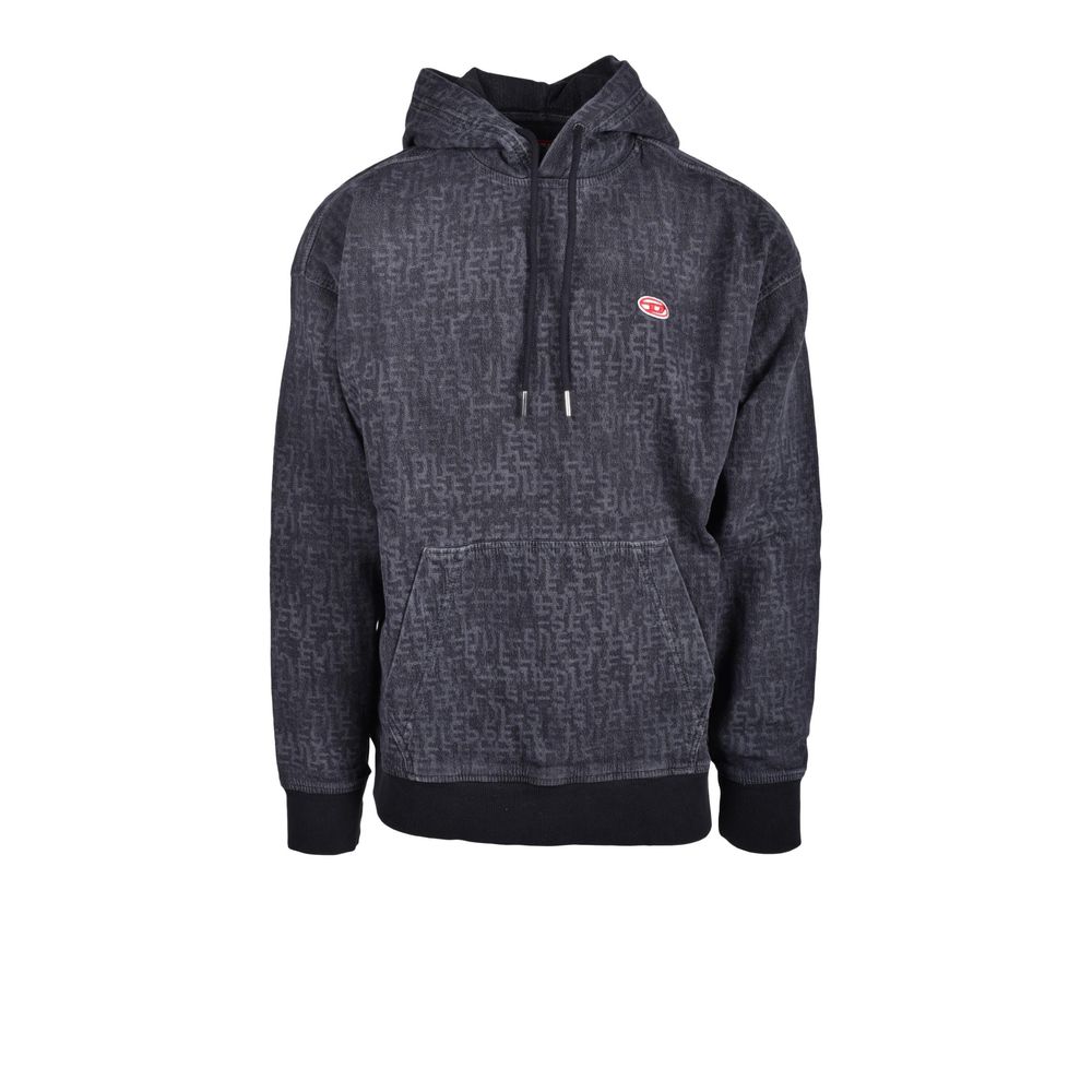 Diesel Gray Cotton Sweater: Effortless Sophistication Redefined