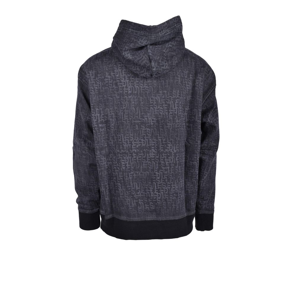 Diesel Gray Cotton Sweater: Effortless Sophistication Redefined