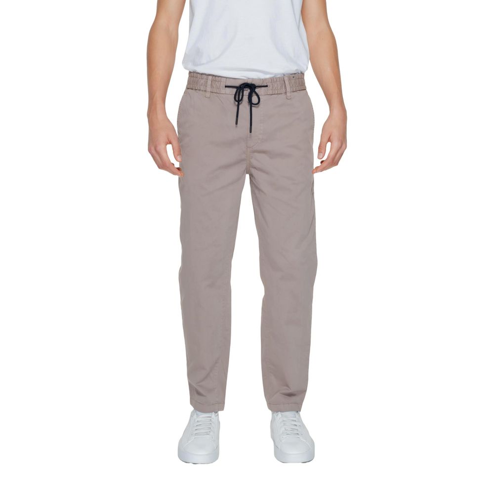 Hugo Boss Brown Cotton Jeans for Effortless Elegance