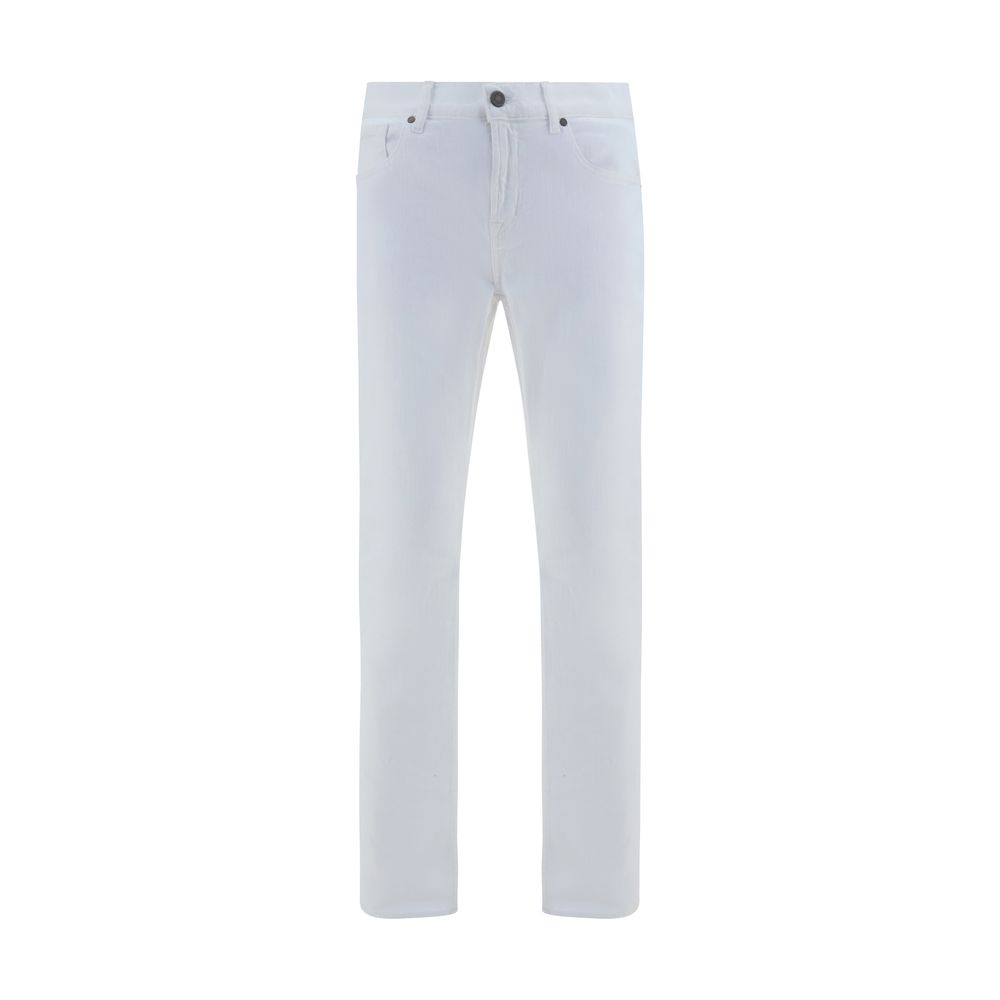 7FOR Black Cotton Luxe Pants – Timeless Elegance and Comfort