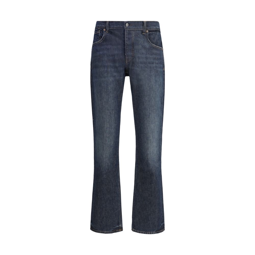 7FOR Blue Denim Jeans Crafted For Timeless Sophistication