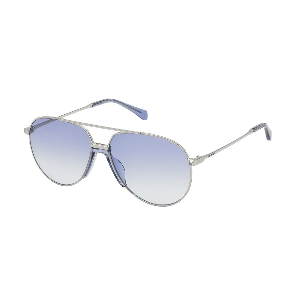 Zadig & Voltaire Gray Metal Sunglasses for Elegant Style