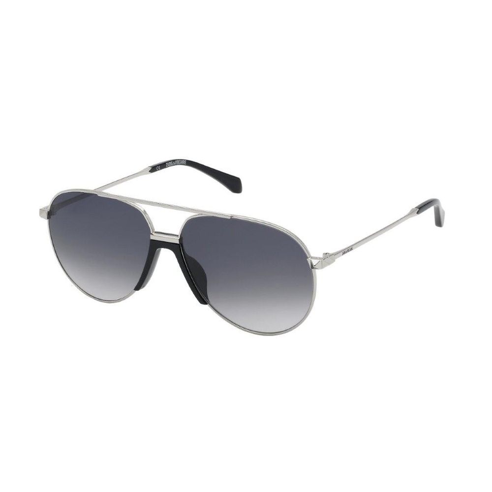 Zadig & Voltaire Gray Metal Sunglasses for Timeless Elegance