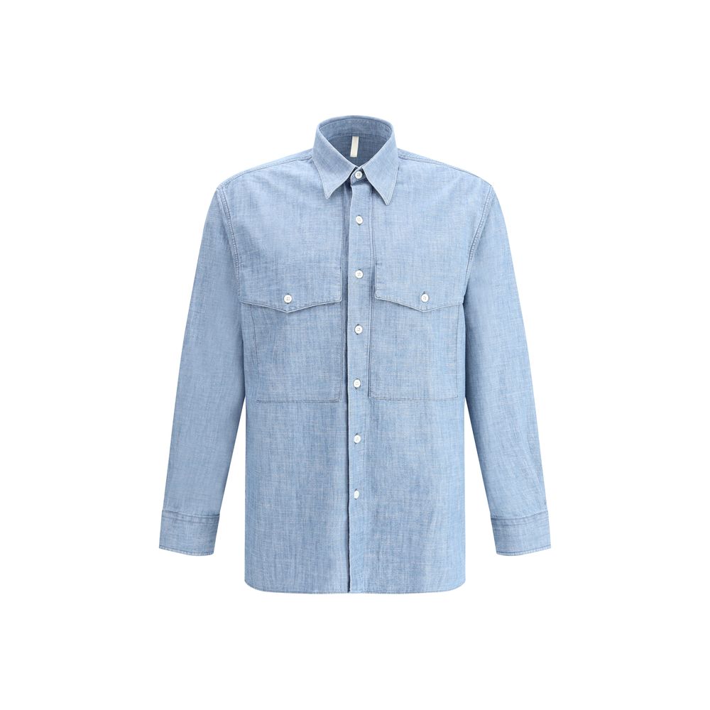 Sunflower White Cotton Shirt - Effortless Elegance for Modern Sophistication
