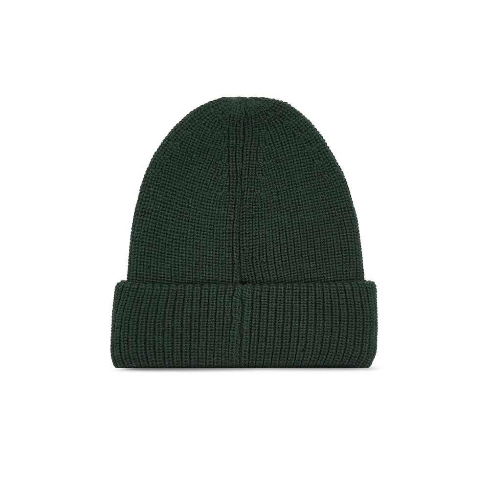 Calvin Klein Jeans Green Cotton Beanie for Luxe Style