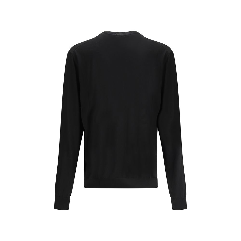 Prada Cream Recycled Silk Sweater in Elegant Minimalist Style