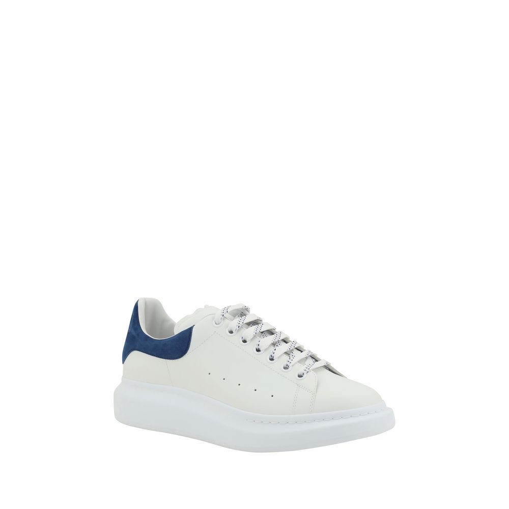 Alexander McQueen White Leather Sneakers for Elevated Style