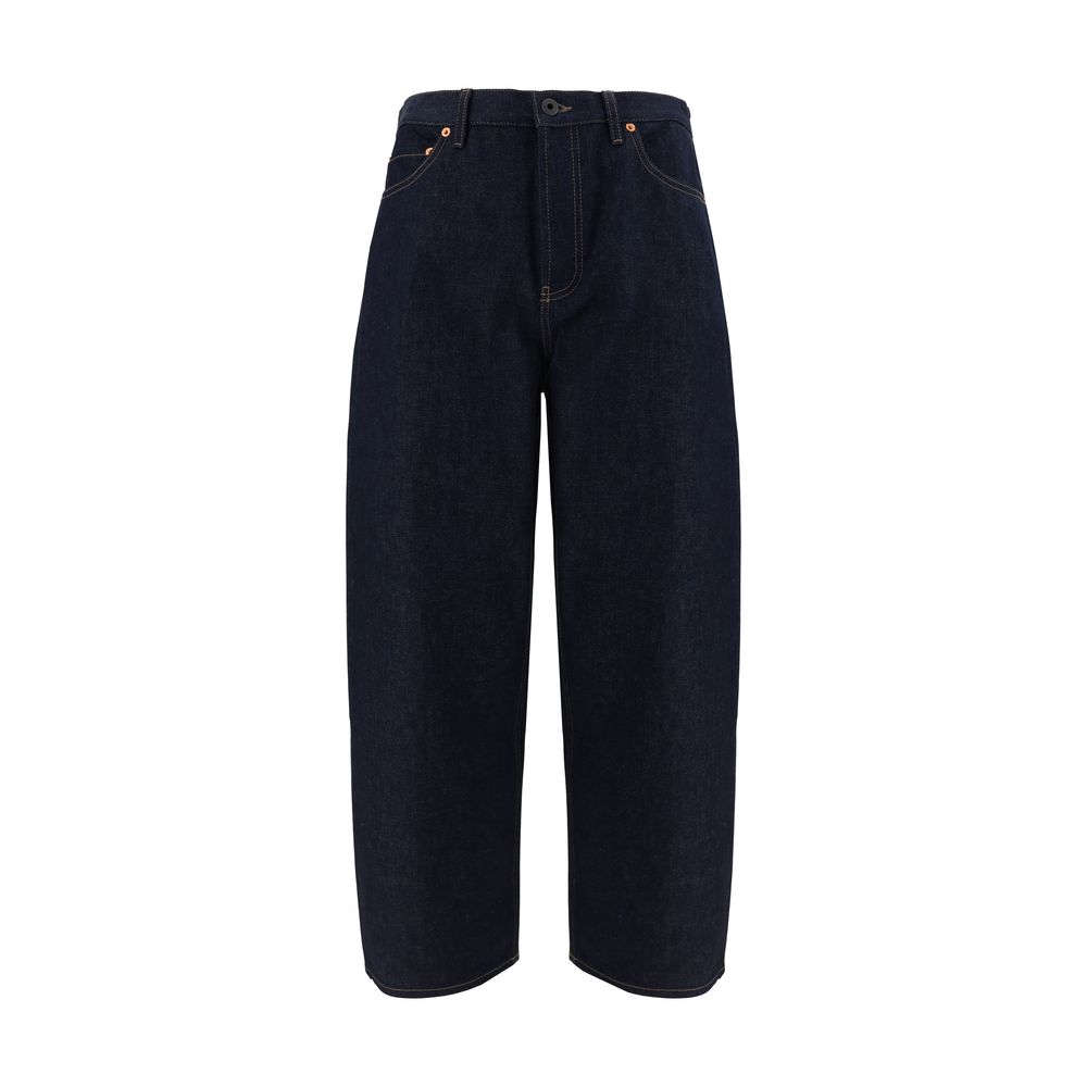 Valentino Blue Cotton Jeans: Timeless Elegance for Effortless Style