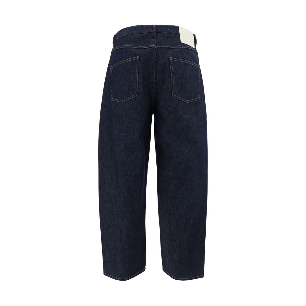 Valentino Blue Cotton Jeans: Timeless Elegance for Effortless Style