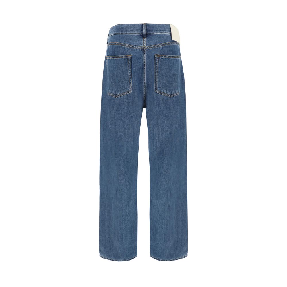 Valentino Blue Cotton Jeans - Timeless Elegance Meets Modern Luxury