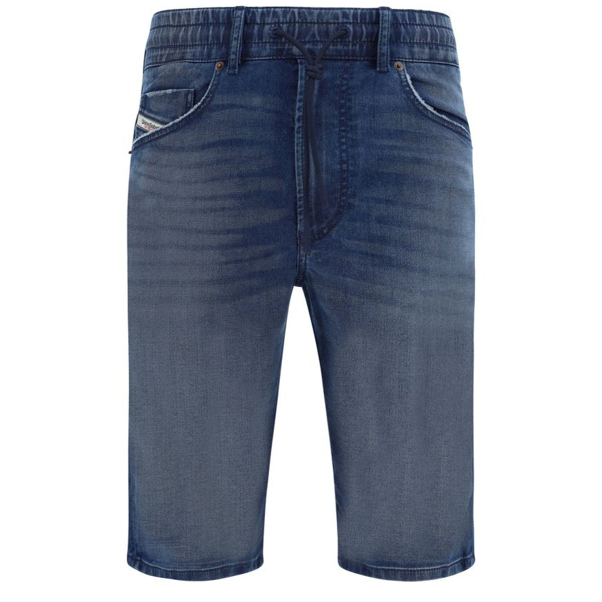 Diesel Navy Cotton Shorts: Urban Sophistication Meets Premium Craftsmanship