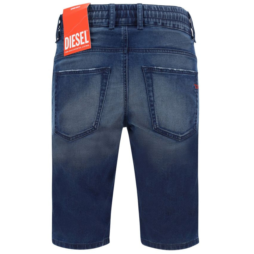 Diesel Navy Cotton Shorts: Urban Sophistication Meets Premium Craftsmanship