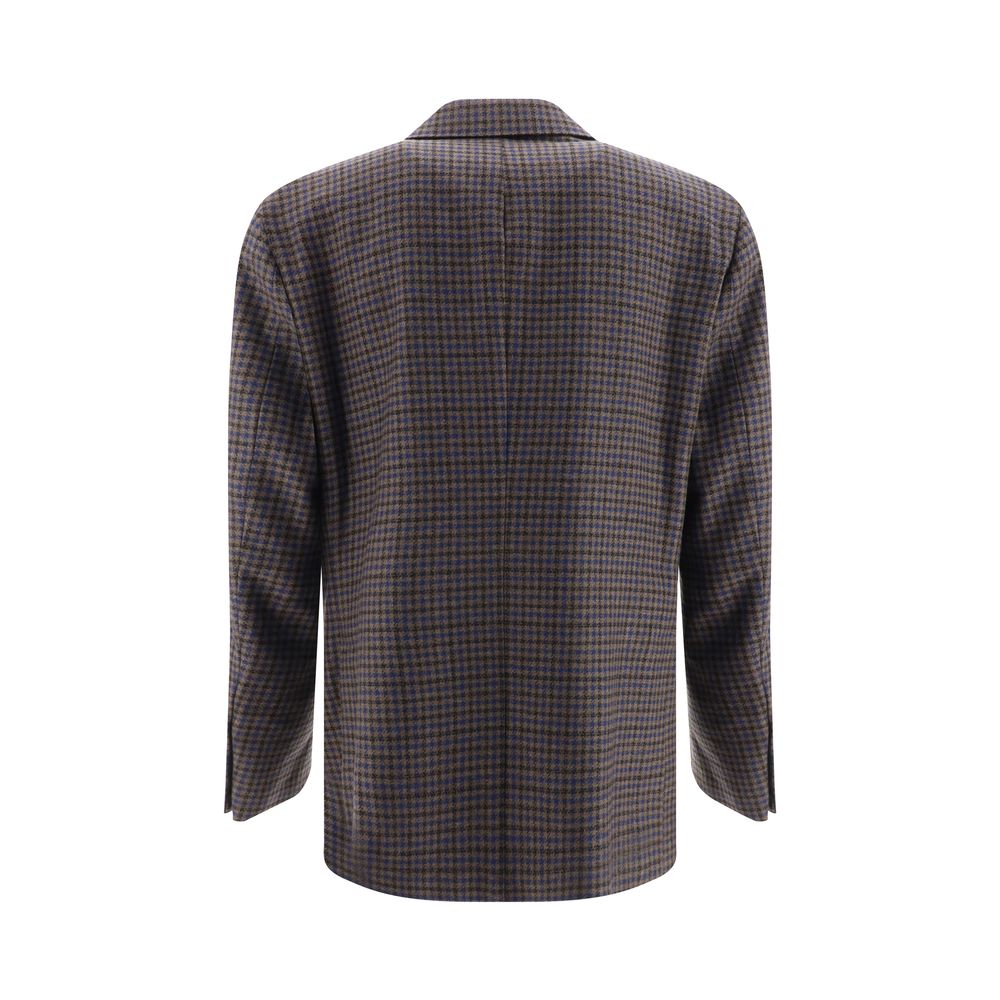 Gi Capri Navy Luxurious Virgin Wool Blazer Jacket