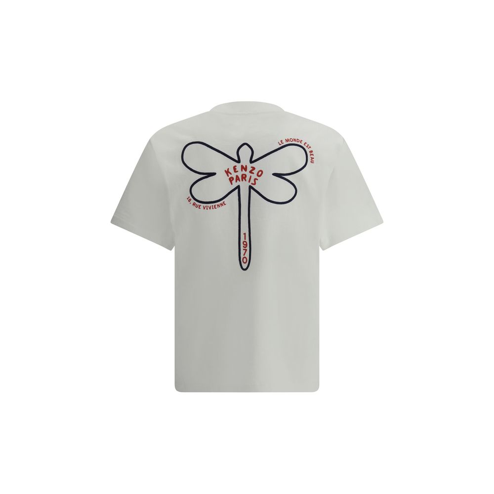 Kenzo White Premium Cotton T-Shirt for Effortless Elegance