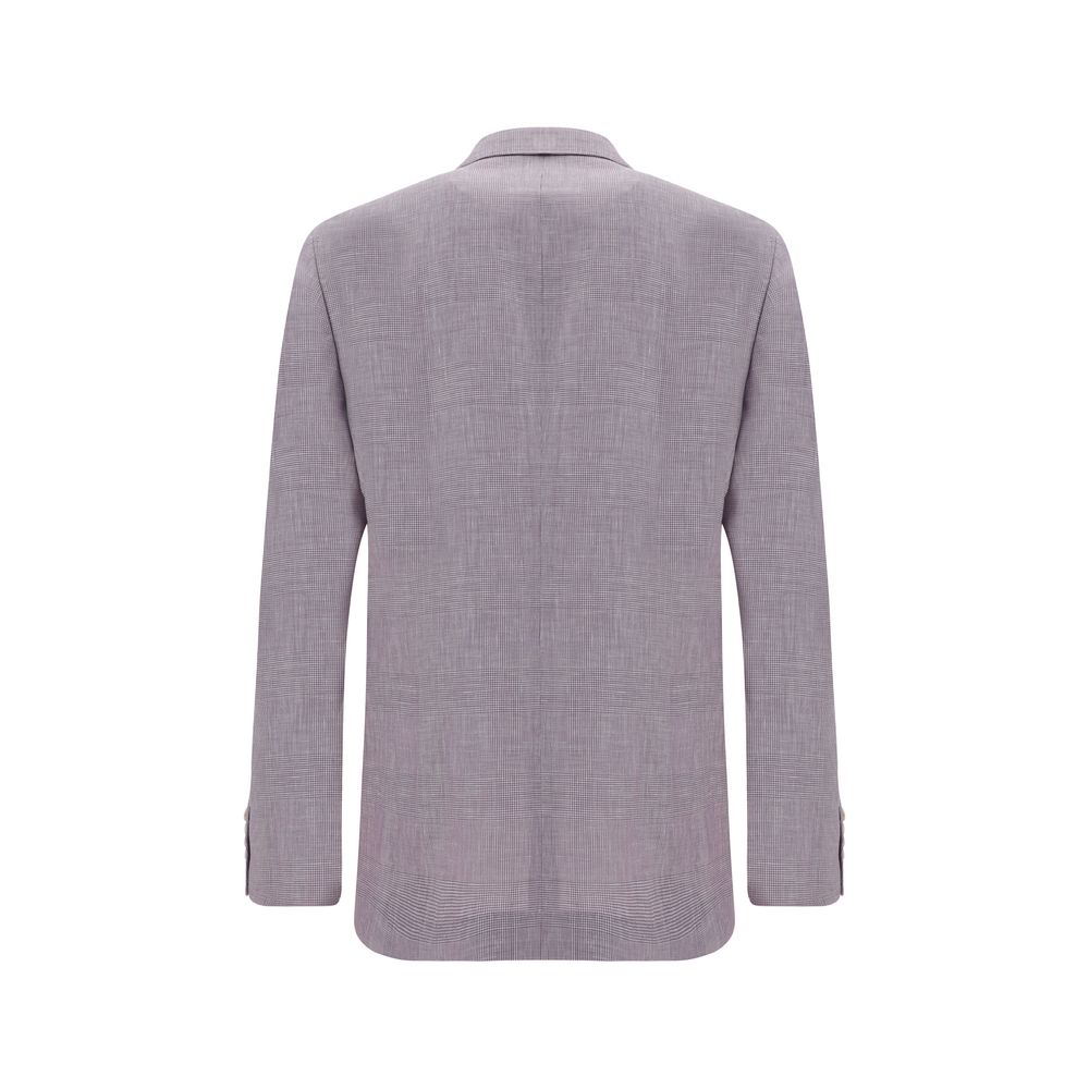 Brunello Cucinelli Grey Wool Blazer Jacket