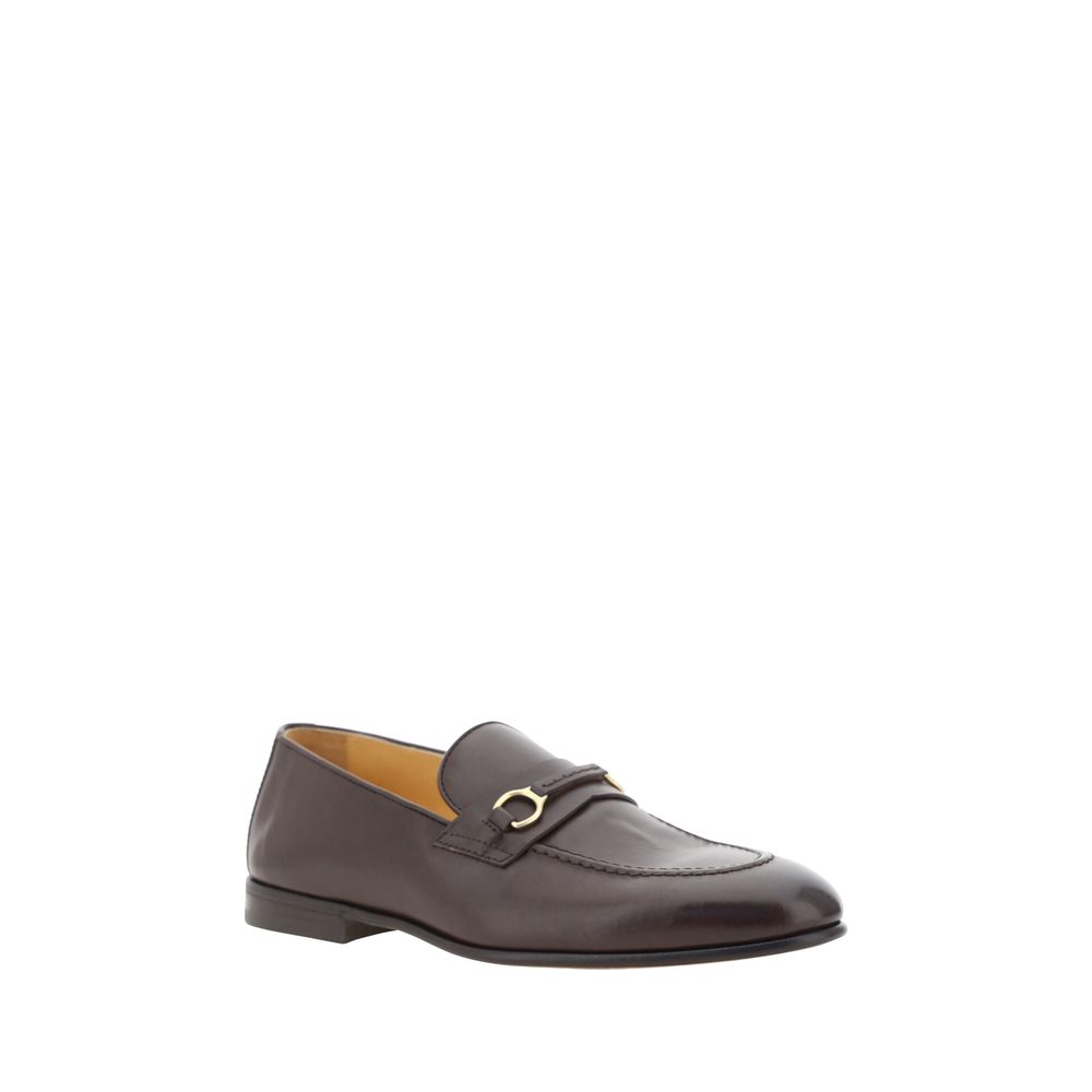 Brunello Cucinelli Brown Luxurious Leather Loafers