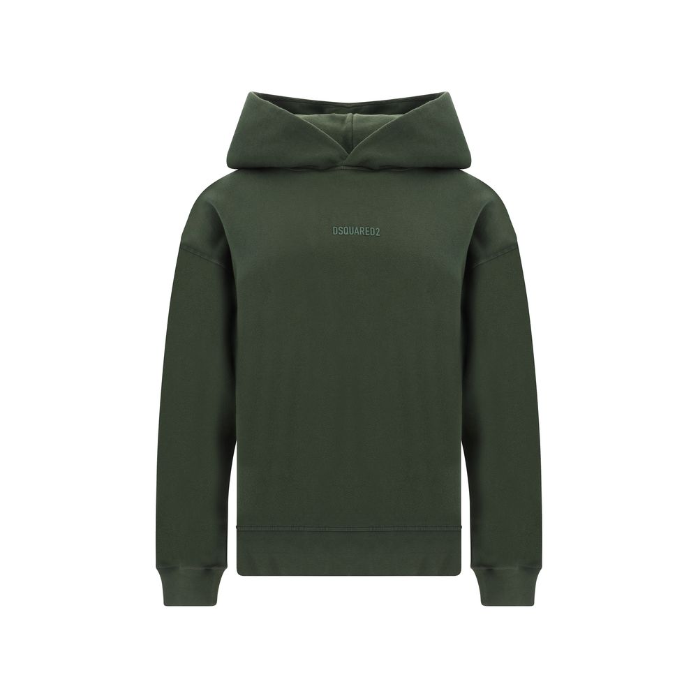 Dsquared² Red Cotton Hoodie - Enhanced Casual Elegance Redefined