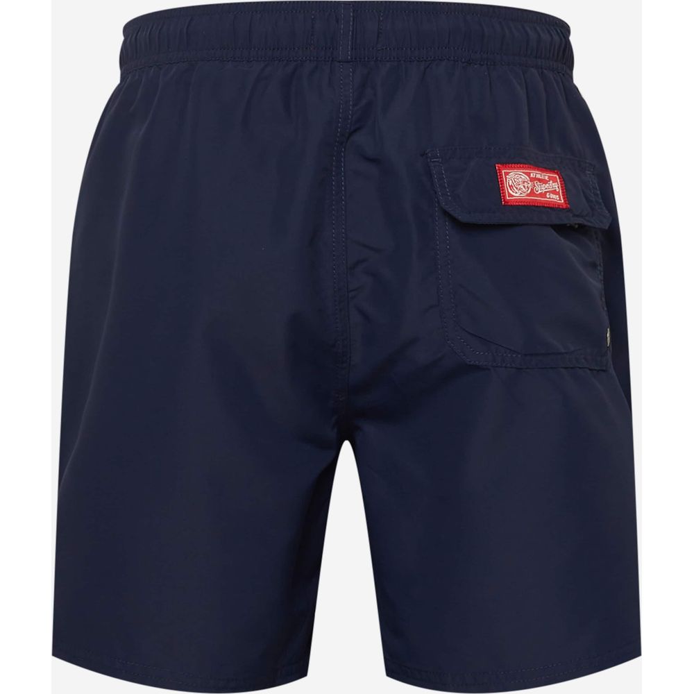 Superdry Blue Recycled Fabric Swimwear for Elevated Style
