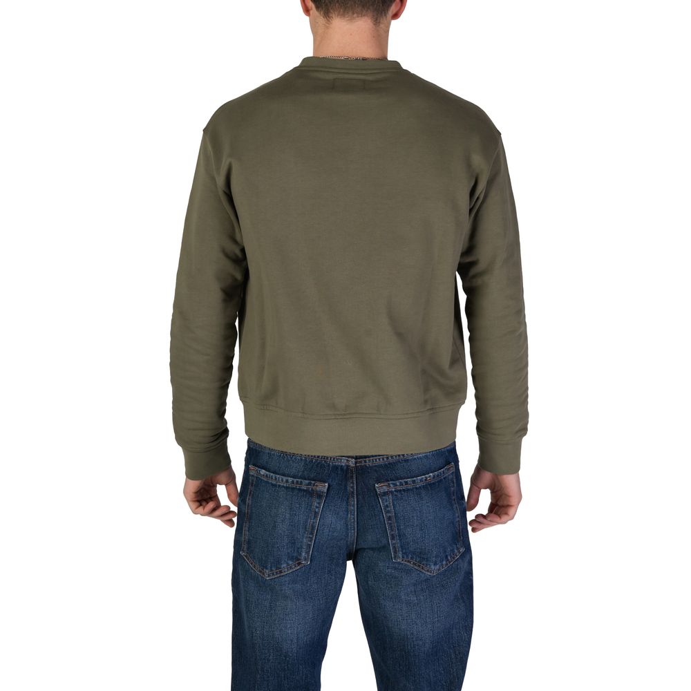 Refrigiwear Green Cotton Sweater for Elevated Style