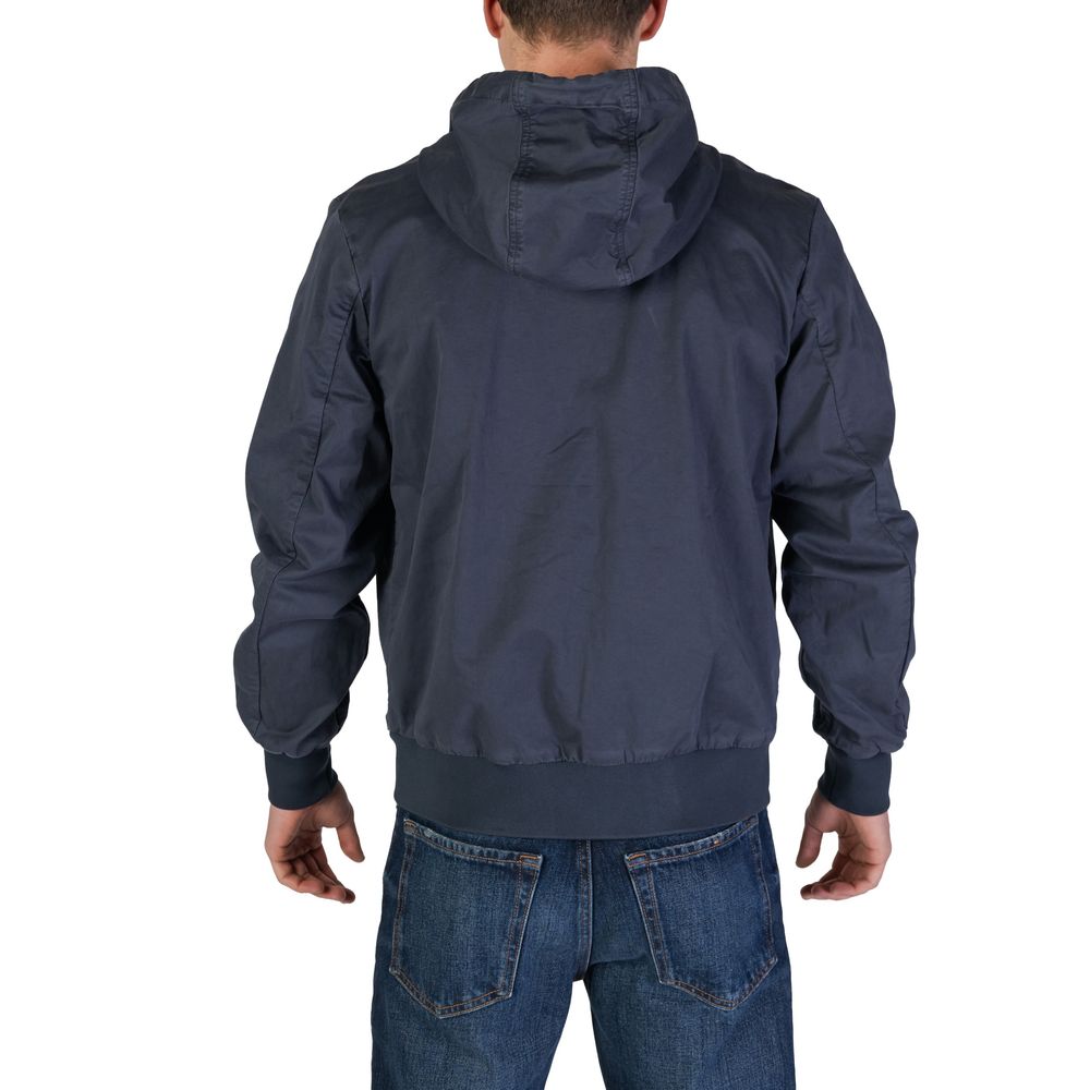 Refrigiwear Blue Cotton Jacket - Refined Elegance Redefined