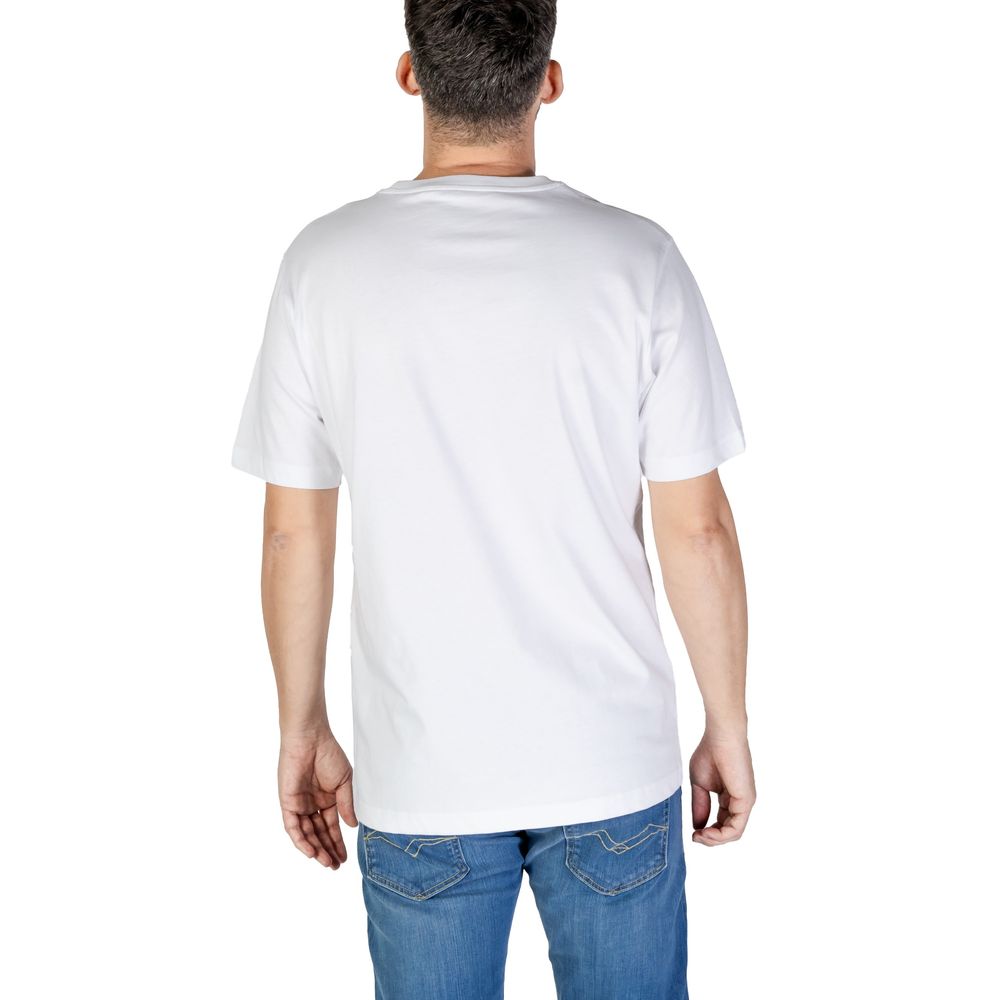 Refrigiwear White Cotton T-Shirt for Effortless Elegance
