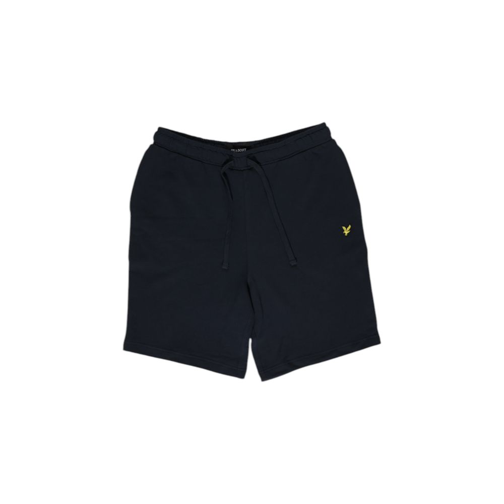 Lyle & Scott Blue Cotton Short for Effortless Elegance