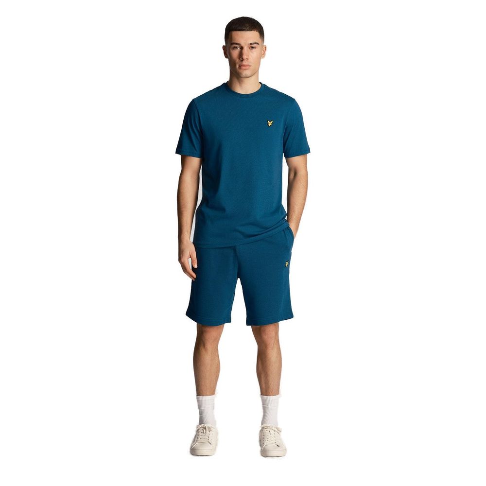 Lyle & Scott Black Cotton Short for Timeless Elegance