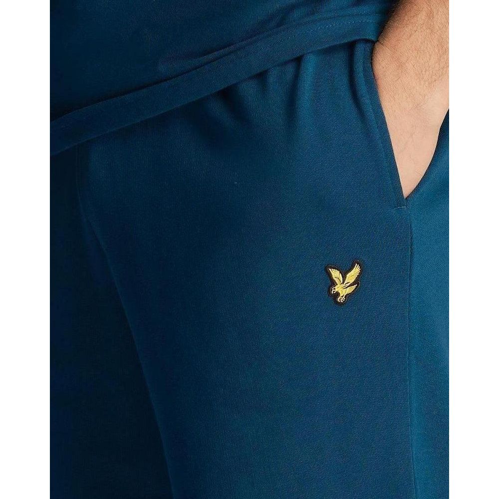 Lyle & Scott Black Cotton Short for Timeless Elegance