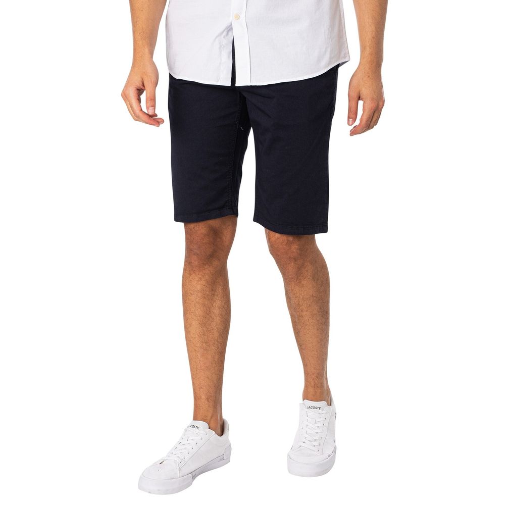 Lyle & Scott Blue Cotton Short for Effortless Sophistication
