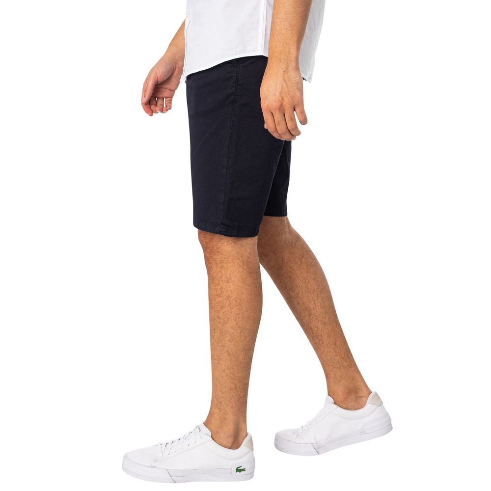 Lyle & Scott Blue Cotton Short for Effortless Sophistication