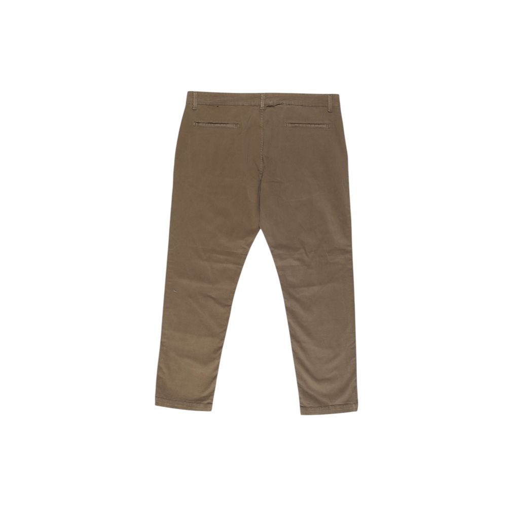 Lyle & Scott Beige Cotton Jeans for Elevated Style