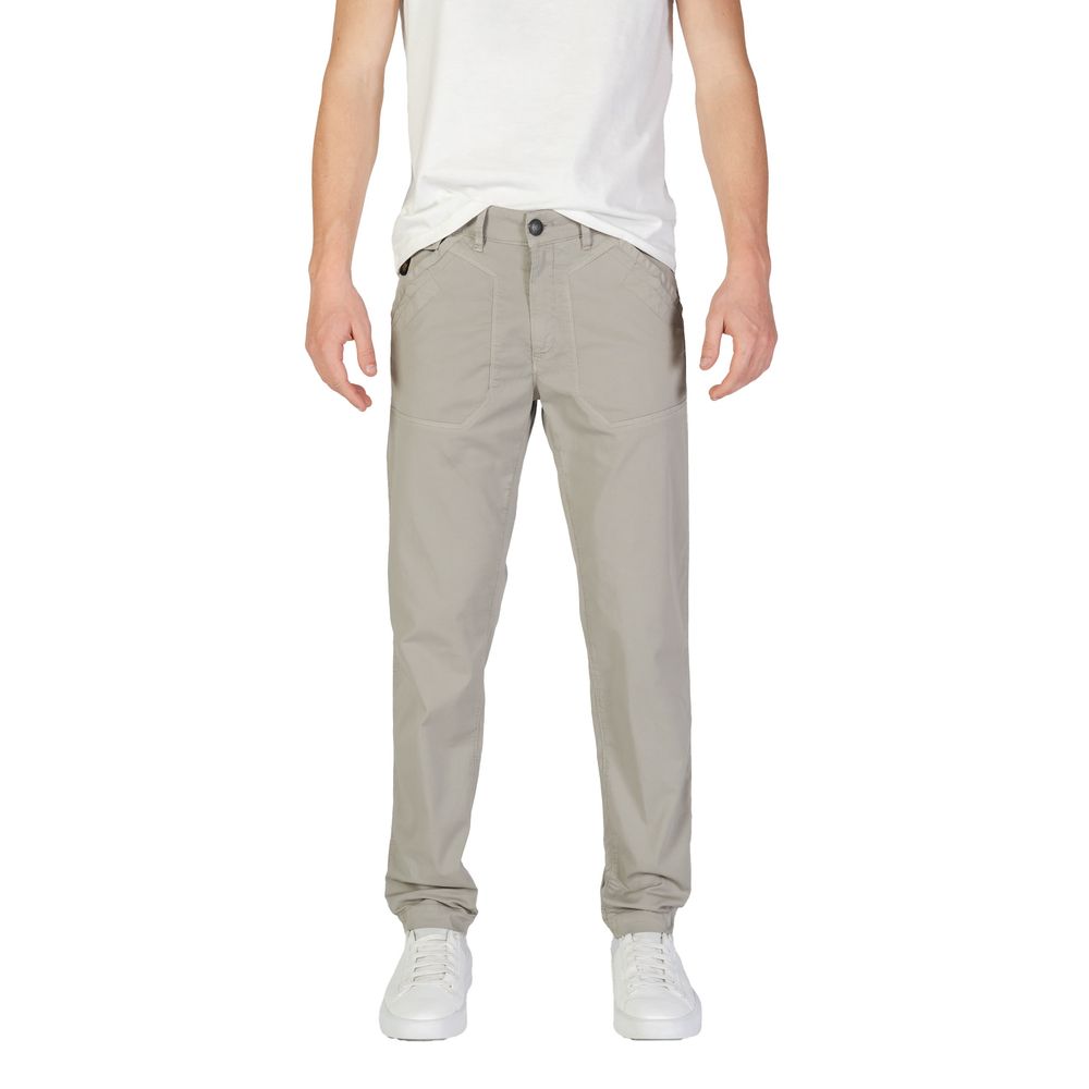 Refrigiwear Gray Cotton Jeans for Elevated Style