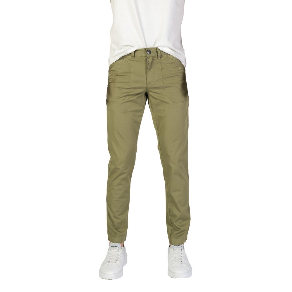 Refrigiwear Green Cotton Jeans & Pant for Elevated Style
