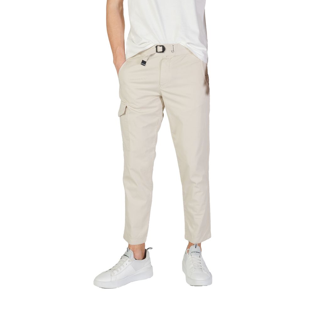 Refrigiwear Beige Cotton Jeans & Pant for Timeless Elegance