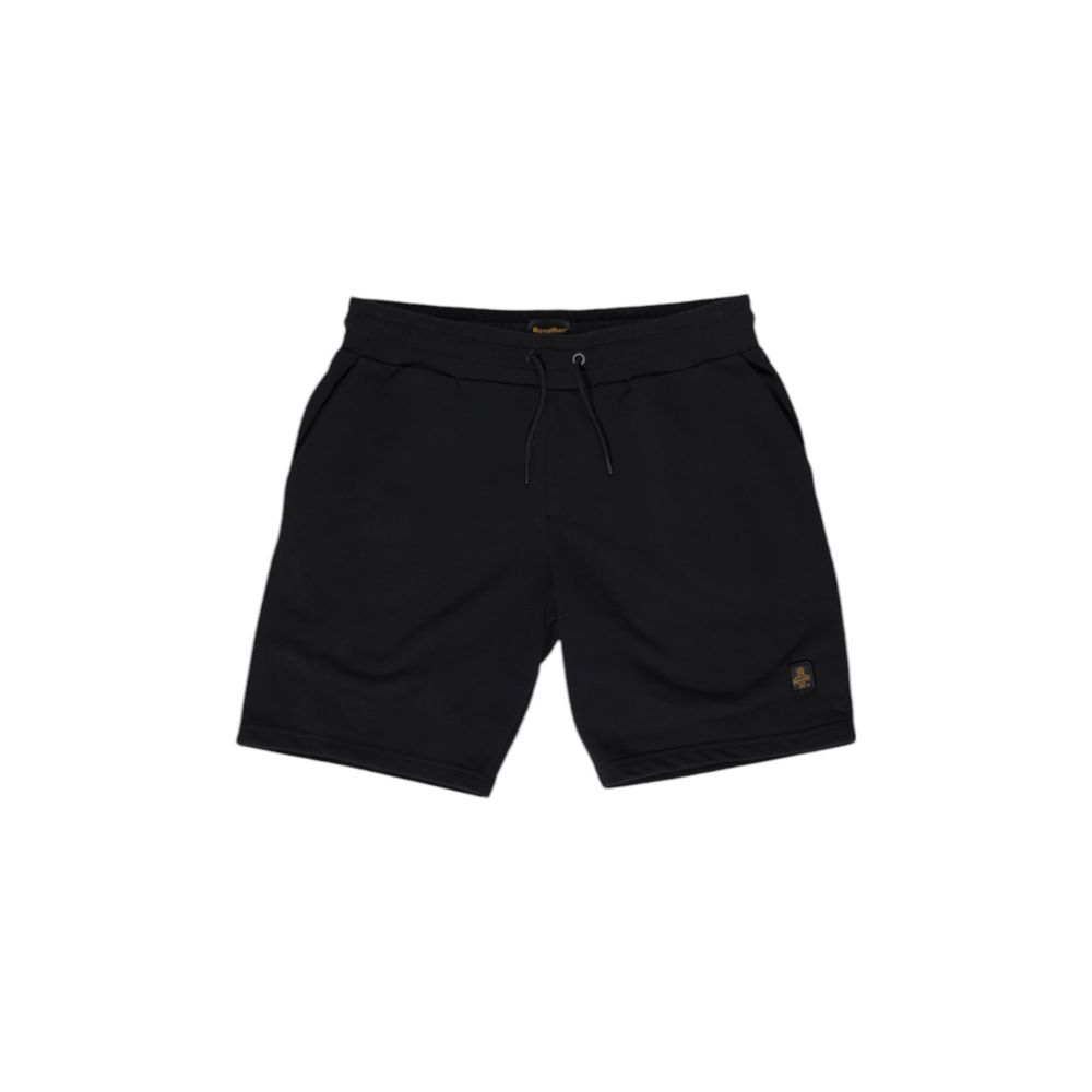 Refrigiwear Black Cotton Short - Effortless Luxury Essential