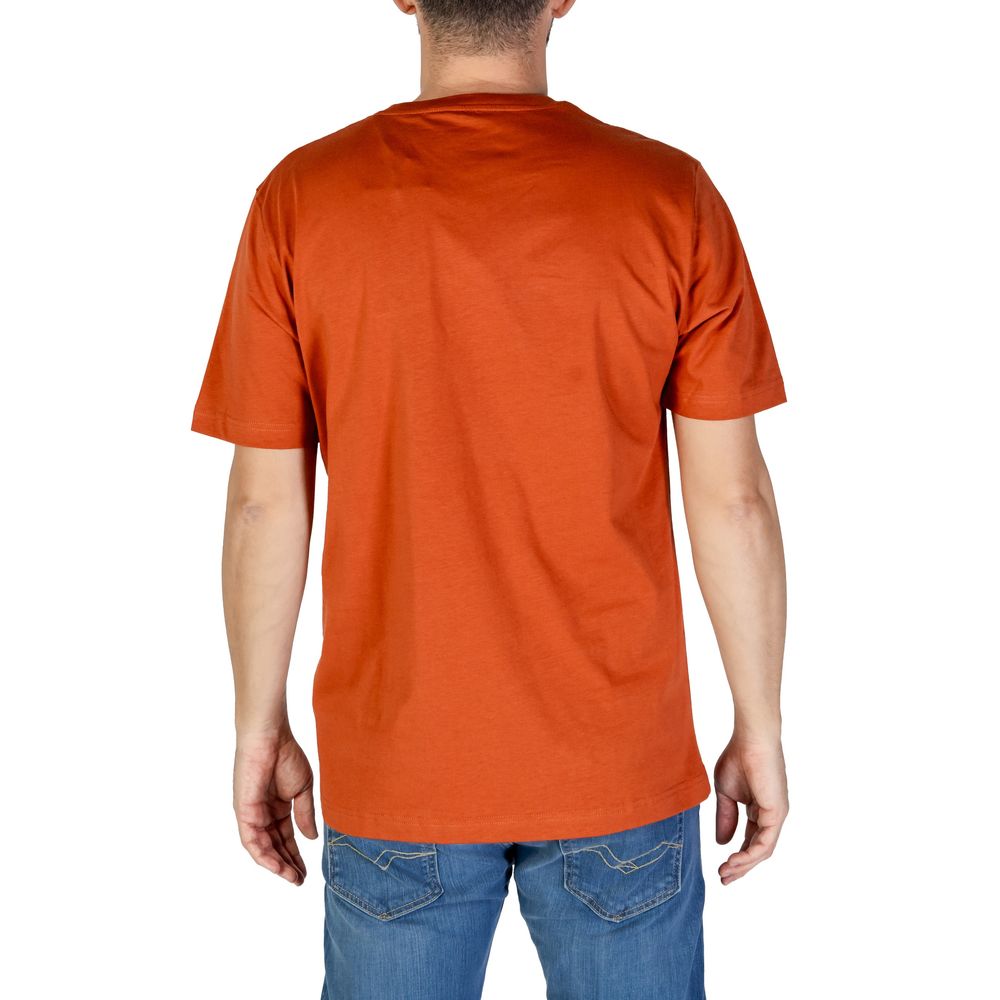 Refrigiwear Red Cotton T-Shirt for Effortless Elegance