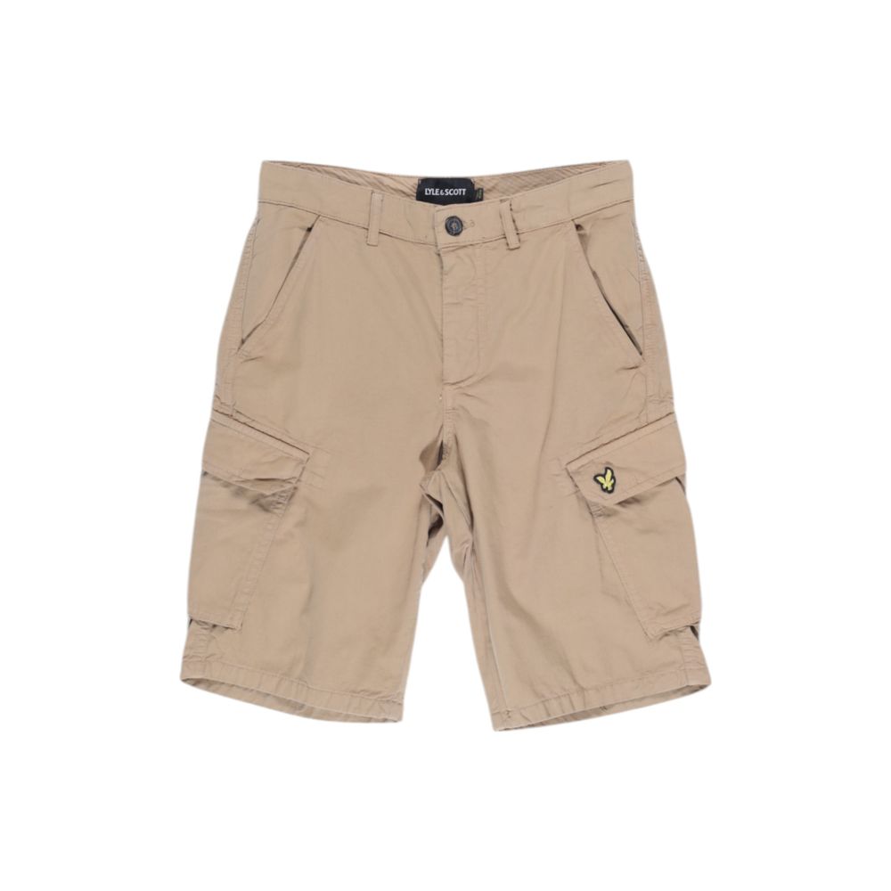 Lyle & Scott Beige Cotton Short for Elevated Casual Style