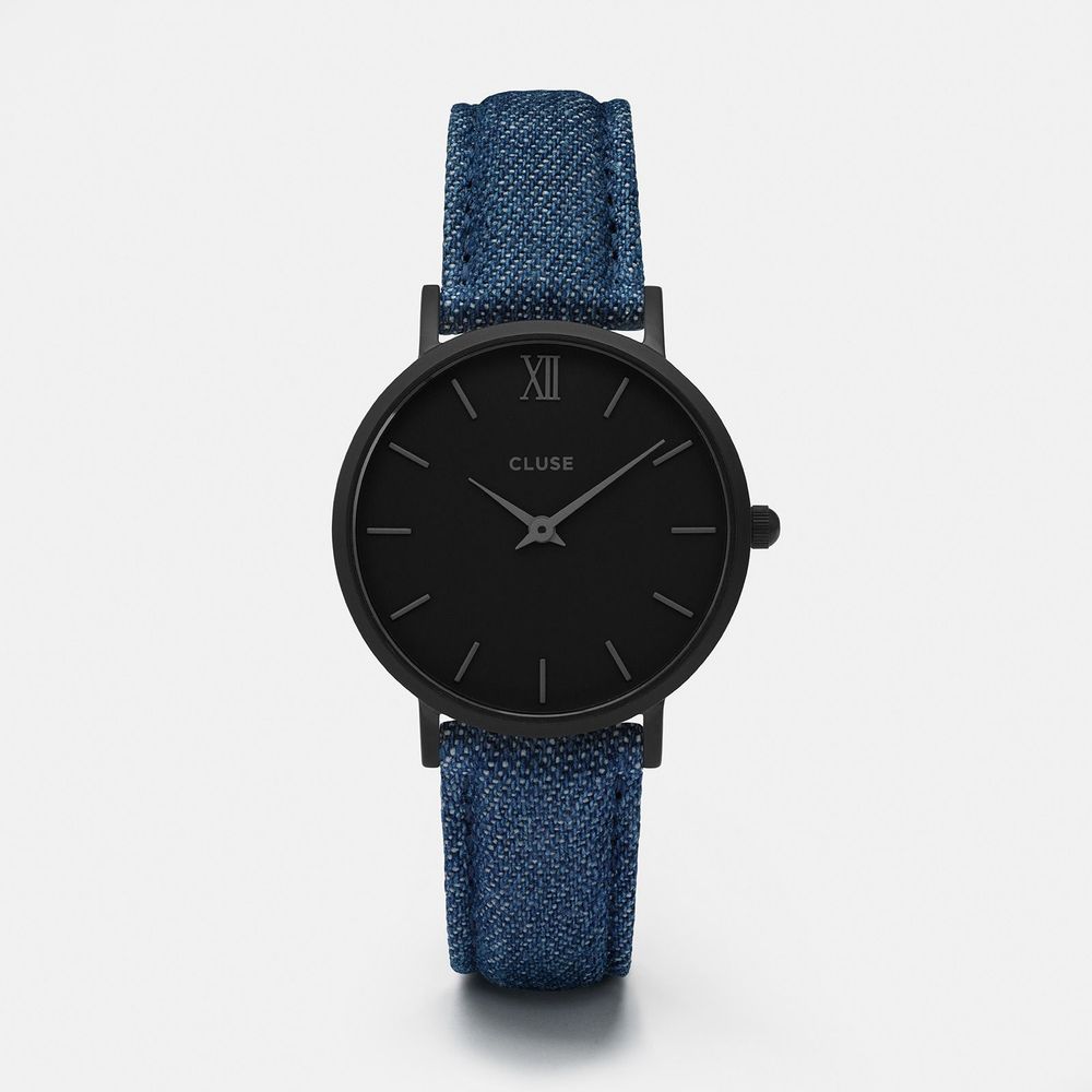 Cluse Blue Leather Watch - Timeless Elegance Redefined