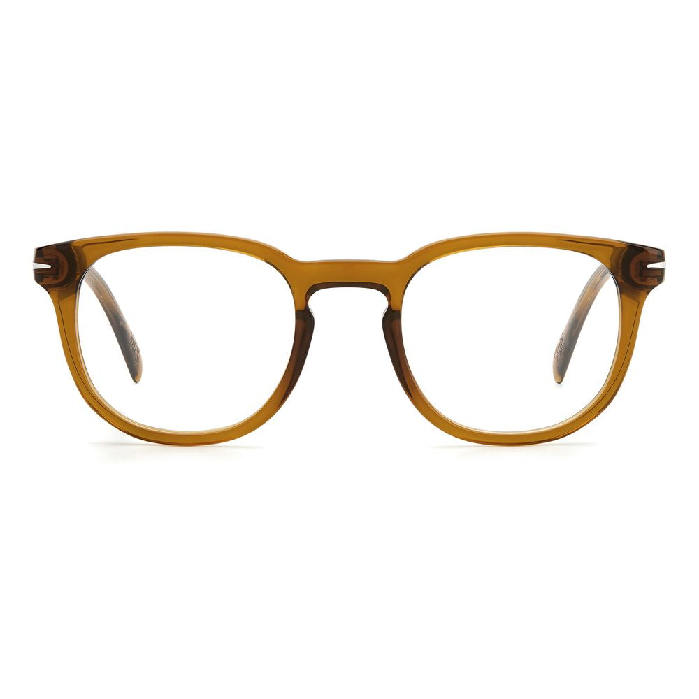 David Beckham Orange Acetate Frames for Timeless Elegance