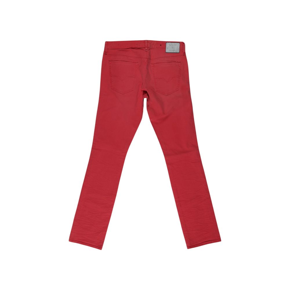 Guess Red Cotton Jeans & Pant for Effortless Elegance