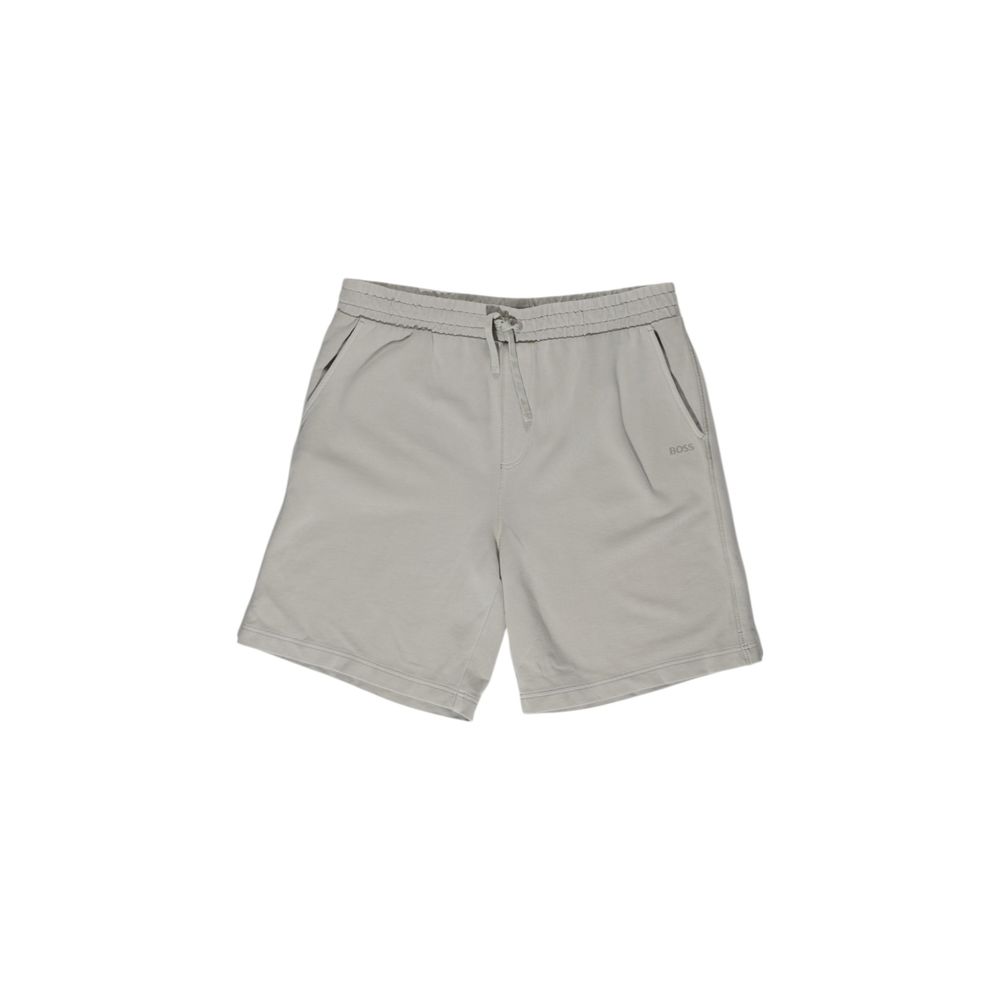 Hugo Boss Beige Cotton Short for Effortless Elegance