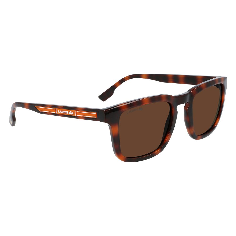 Lacoste Brown Injected Sunglasses for Elevated Style