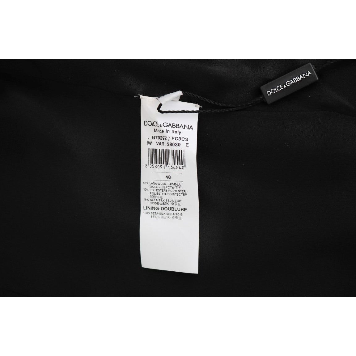 Dolce & Gabbana Gray Wool Formal Vest