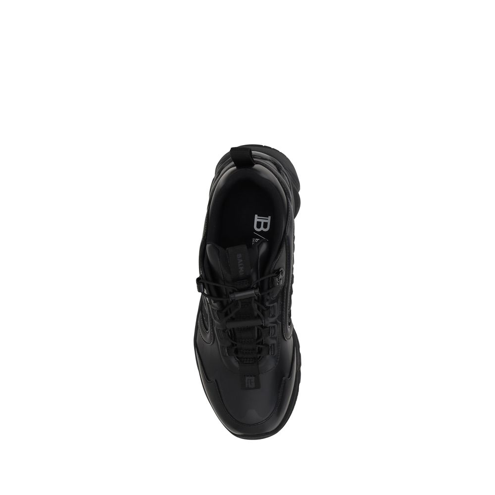 Balmain White Leather Cosmic Sneakers