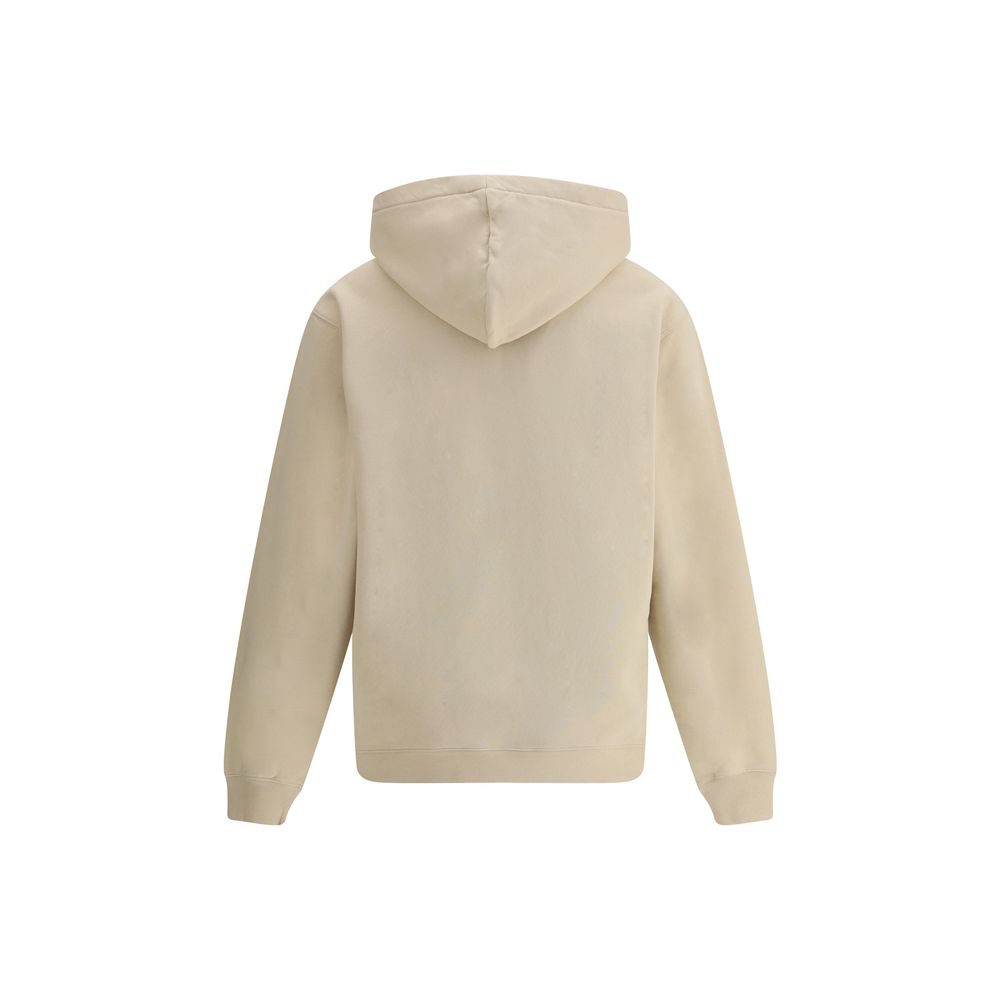 Jacquemus Grey Cotton Logoed Hoodie for Contemporary Luxury Style
