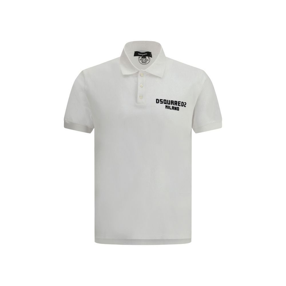 Dsquared² Red Cotton Tennis Polo Shirt - Timeless Elegance Redefined