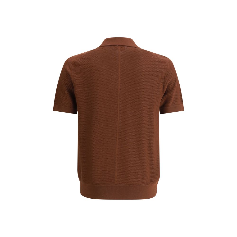 Brioni Navy Cotton Polo Shirt - Timeless Elegance in Casual Luxury