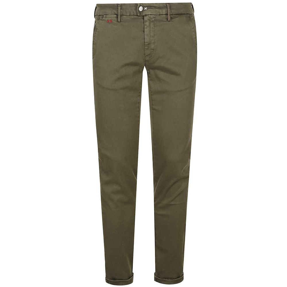Tramarossa Green Cotton Jeans for Elevated Style