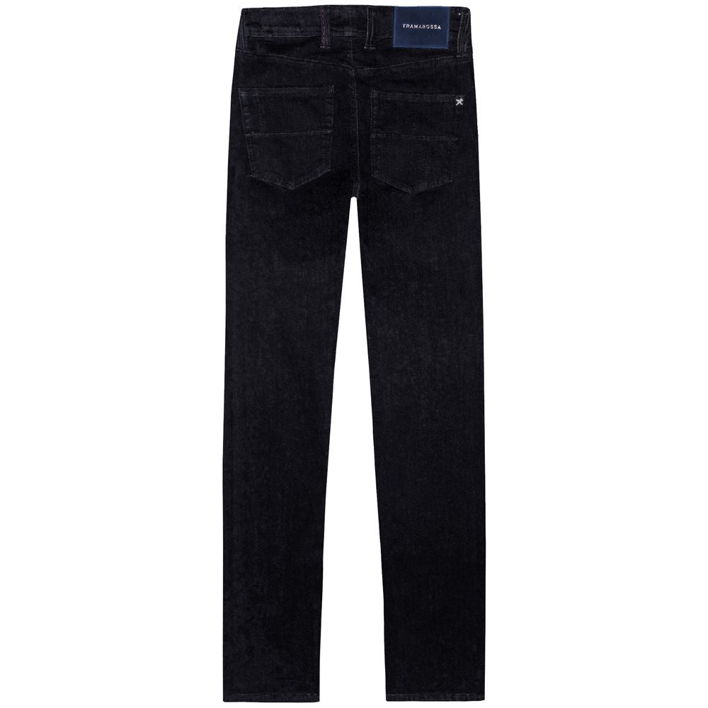 Tramarossa Black Cotton Jeans & Pant - Timeless Luxury Wear